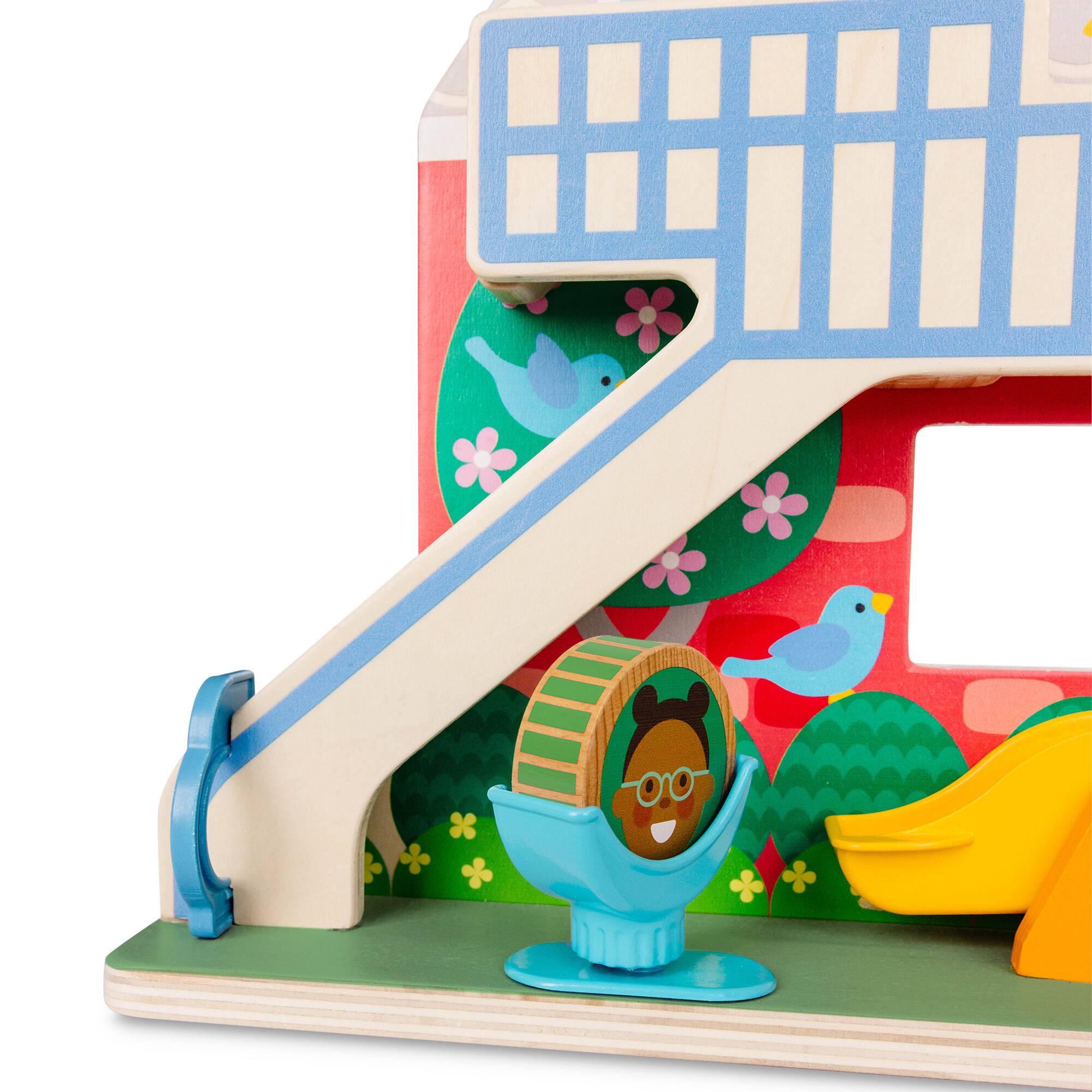 Melissa & Doug® GO TOTs™ Wooden Schoolyard Tumble Play Set